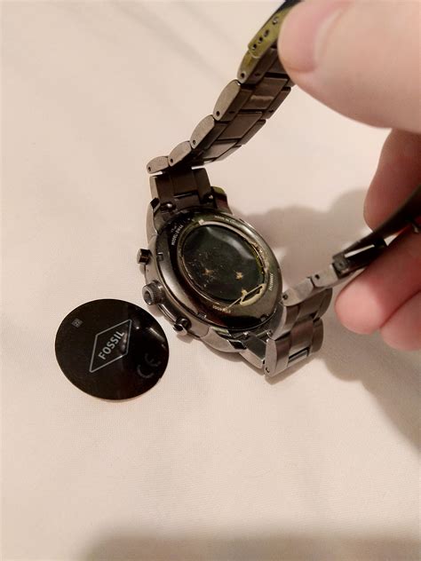 michael kors smart watch back plate fell off